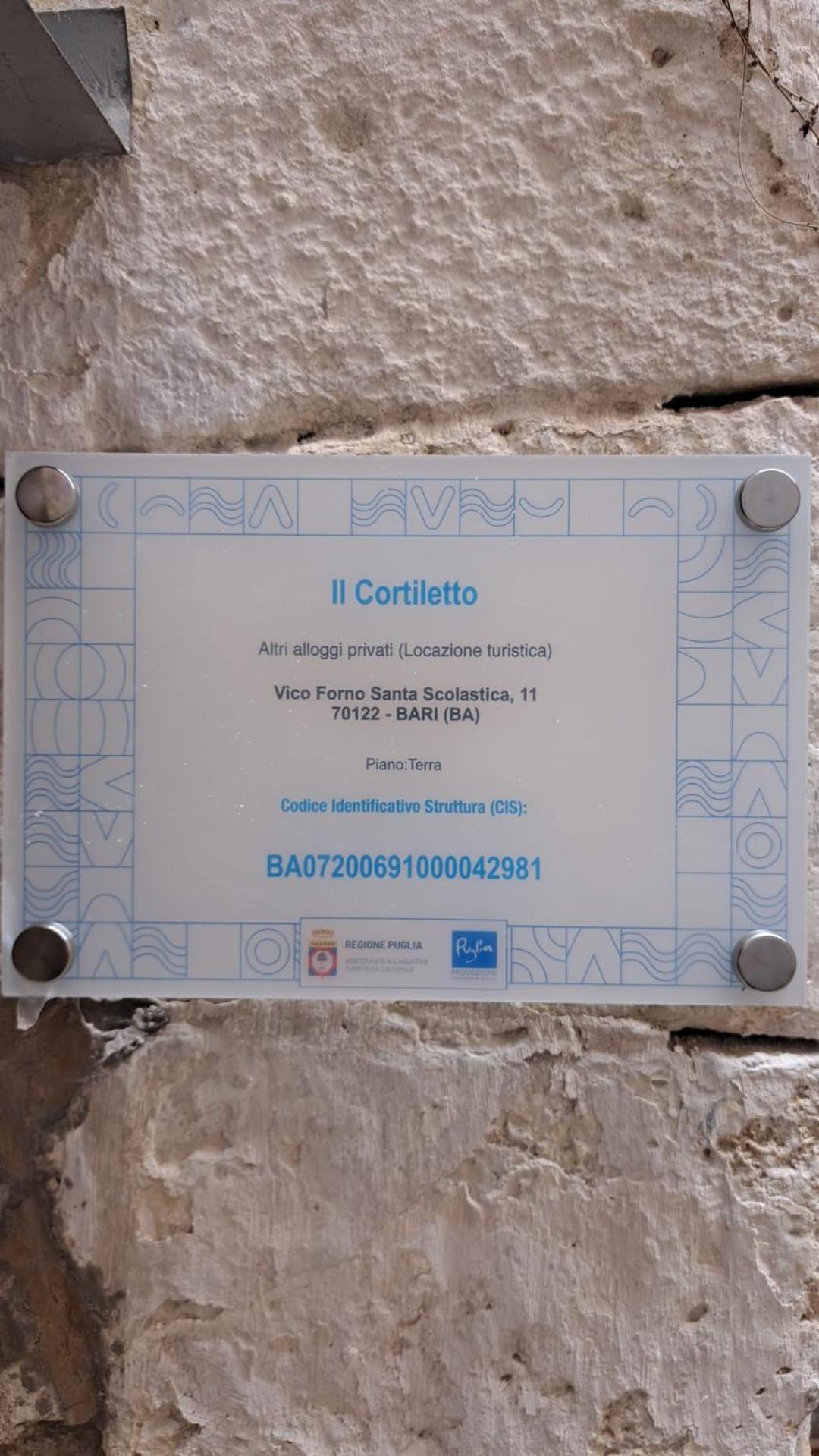 Il Cortiletto Appartement Bari Buitenkant foto